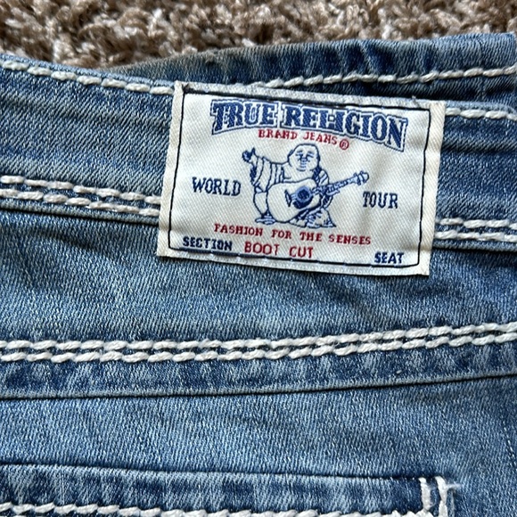 Y2K True Religion Boot Cut Jeans | Sz 28 - Picture 6 of 7